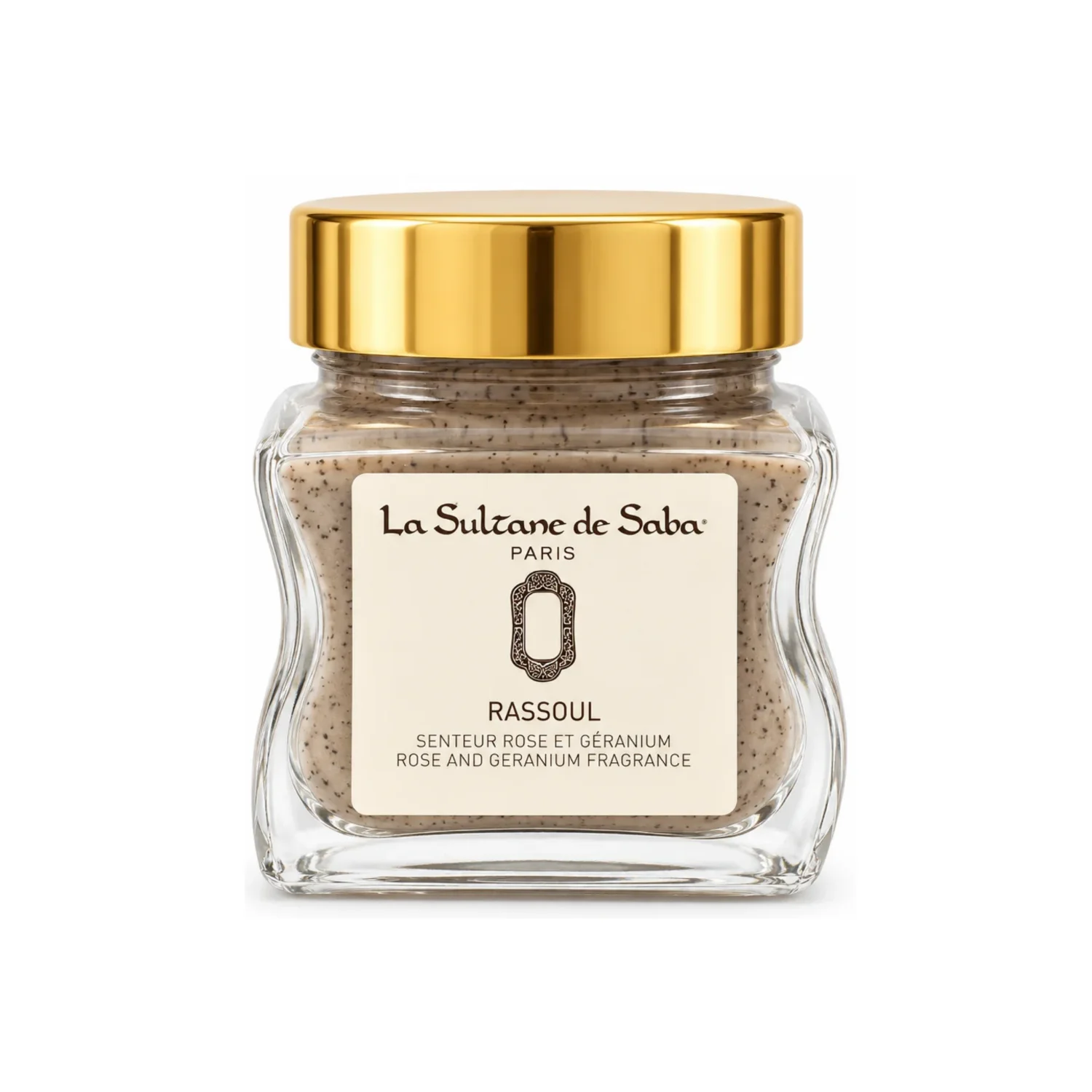 Расул-кремообразная глина Rassoul  Rose and Geranium Fragrance 